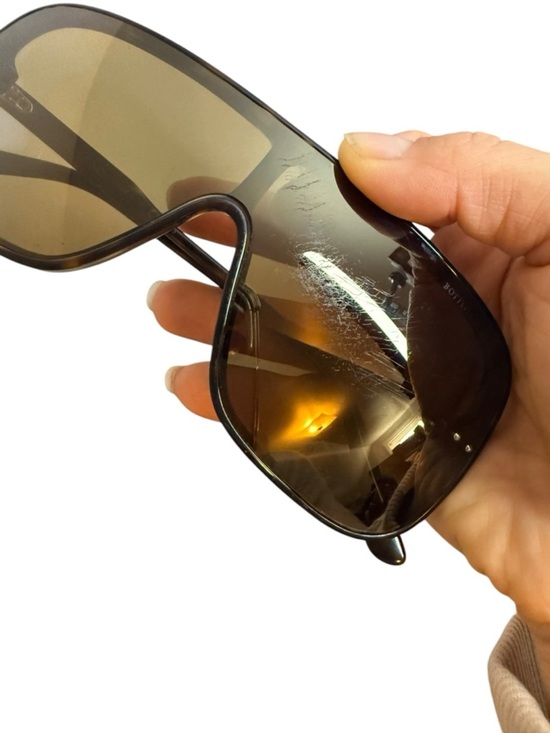 Bottega Veneta BV0167S Brown Tortoise S Unisex Mask Sunglasses main image 4